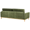 Beliani SIGGARD - Bankenset - Groen - Corduroy