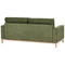 Beliani SIGGARD - Bankenset - Groen - Corduroy