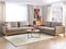 Beliani SIGGARD - Bankenset - Taupe - Polyester