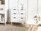 Beliani SIMMIE - Ladekast 4-lades - Wit - MDF