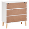 Beliani SIMMIE - Ladekast 4-lades - Wit - MDF