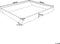 Beliani SIMPLE - Waterbedframe - Zwart - Schuimstof