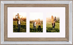 Beliani SINTA - Fotolijst - Zilver - Glas