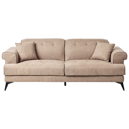 Beliani SKIVE - Banken set - Lichtbruin - Polyester