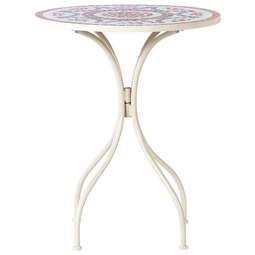 Beliani SPELLO - Tuintafel - Wit - Metaal