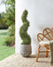 Beliani SPIRAL TREE - Kunstplant - Groen - 126 cm - Synthetisch