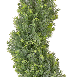 Beliani SPIRAL TREE - Kunstplant - Groen - 126 cm - Synthetisch
