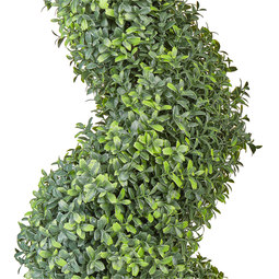 Beliani SPIRAL TREE - Kunstplant - Groen - 158 cm - Synthetisch