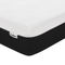 Beliani SPONGY - Schuimmatras - Zwart/Wit - 180 x 200 cm - Traagschuim