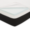 Beliani SPONGY - Schuimmatras - Zwart/Wit - 180 x 200 cm - Traagschuim