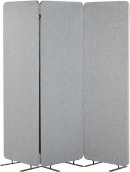 Beliani STANDI - Kamerscherm - Grijs - Kunststof