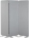 Beliani STANDI - Kamerscherm - Grijs - Kunststof