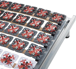 Beliani STAR - Verstelbare lattenbodem - Grijs - Staal