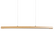 Beliani STEWARTS - Hanglamp - Lichtbruin - Eikenhout
