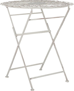 Beliani STIFFE - Tuintafel - Wit - IJzer