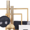 Beliani SULFUR - Decofiguur - Goud - Metaal