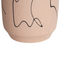 Beliani SUNFISH - Bloemenvaas - Zandbeige - 33 cm - Steengoed
