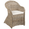 Beliani SUSUA II - Tuinstoel set van 2 - Naturel - Rotan