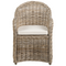 Beliani SUSUA II - Tuinstoel set van 2 - Naturel - Rotan