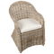 Beliani SUSUA II - Tuinstoel set van 2 - Naturel - Rotan