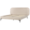 Beliani SUZETTE - Tweepersoonsbed - Lichtbeige - 160 x 200 cm - Polyester