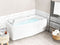 Beliani TALITA - Hoekbad whirlpool - Wit - 170 x 80 cm - Acryl