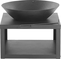 Beliani TANARA - Vuurkorf - Zwart - Staal