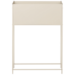 Beliani TAPIEN - Verhoogde plantenbak - Beige - 70 x 30 x 100 cm - Metaal