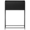 Beliani TAPIEN - Verhoogde plantenbak - Zwart - 70 x 30 x 100 cm - Metaal