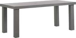 Beliani TARANTO - Tuintafel - Grijs - Vezelcement