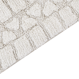 Beliani TEKKE - Badmat - Beige - 60 x 90 cm - Katoen