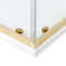 Beliani TELA - Douchecabine - Goud - 80 x 80 x 185 cm - Veiligheidsglas