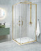 Beliani TELA - Douchecabine - Goud - 90 x 90 x 185 cm - Veiligheidsglas