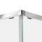 Beliani TELA - Douchecabine - Zilver - 80 x 80 x 185 cm - Veiligheidsglas