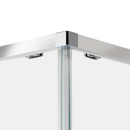 Beliani TELA - Douchecabine - Zilver - 90 x 90 x 185 cm - Veiligheidsglas
