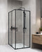 Beliani TELA - Douchecabine - Zwart - 80 x 80 x 185 cm - Veiligheidsglas