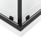 Beliani TELA - Douchecabine - Zwart - 80 x 80 x 185 cm - Veiligheidsglas