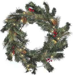 Beliani TENALA - Krans - Groen - Kunststof