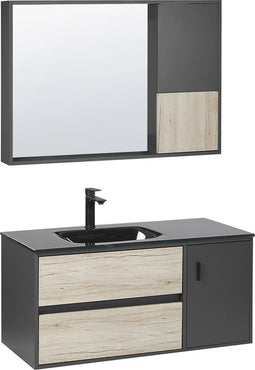 Beliani TERUEL - Badkamermeubel - Lichte houtkleur - MDF