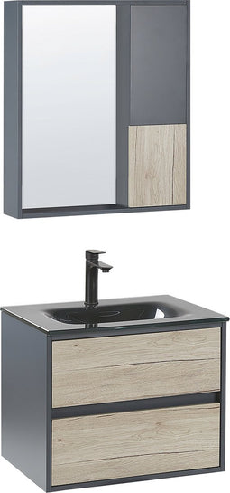 Beliani TERUEL - Badkamermeubel - Lichte houtkleur - MDF