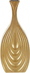 Beliani THAPSUS - Decoratieve vaas - Goud - Keramiek