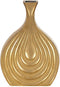 Beliani THAPSUS - Decoratieve vaas - Goud - Steengoed