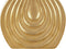 Beliani THAPSUS - Decoratieve vaas - Goud - Steengoed
