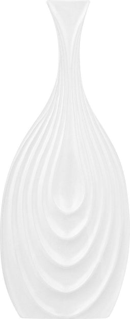 Beliani THAPSUS - Decoratieve vaas - wit - Keramiek