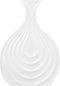 Beliani THAPSUS - Decoratieve vaas - Wit - Steengoed