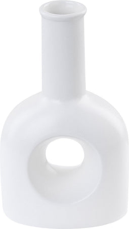 Beliani THEBES - Bloemenvaas - Wit - Porselein