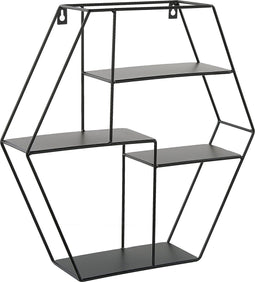 Beliani TIGARD - Wandkast - Zwart - Metaal