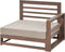 Beliani TIMOR - Loungeset - Donkere houtkleur - FSC® gecertificeerd acaciahout