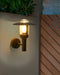 Beliani TIZU - Tuin wandlamp - Matzwart - Metaal