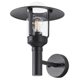 Beliani TIZU - Tuin wandlamp - Matzwart - Metaal